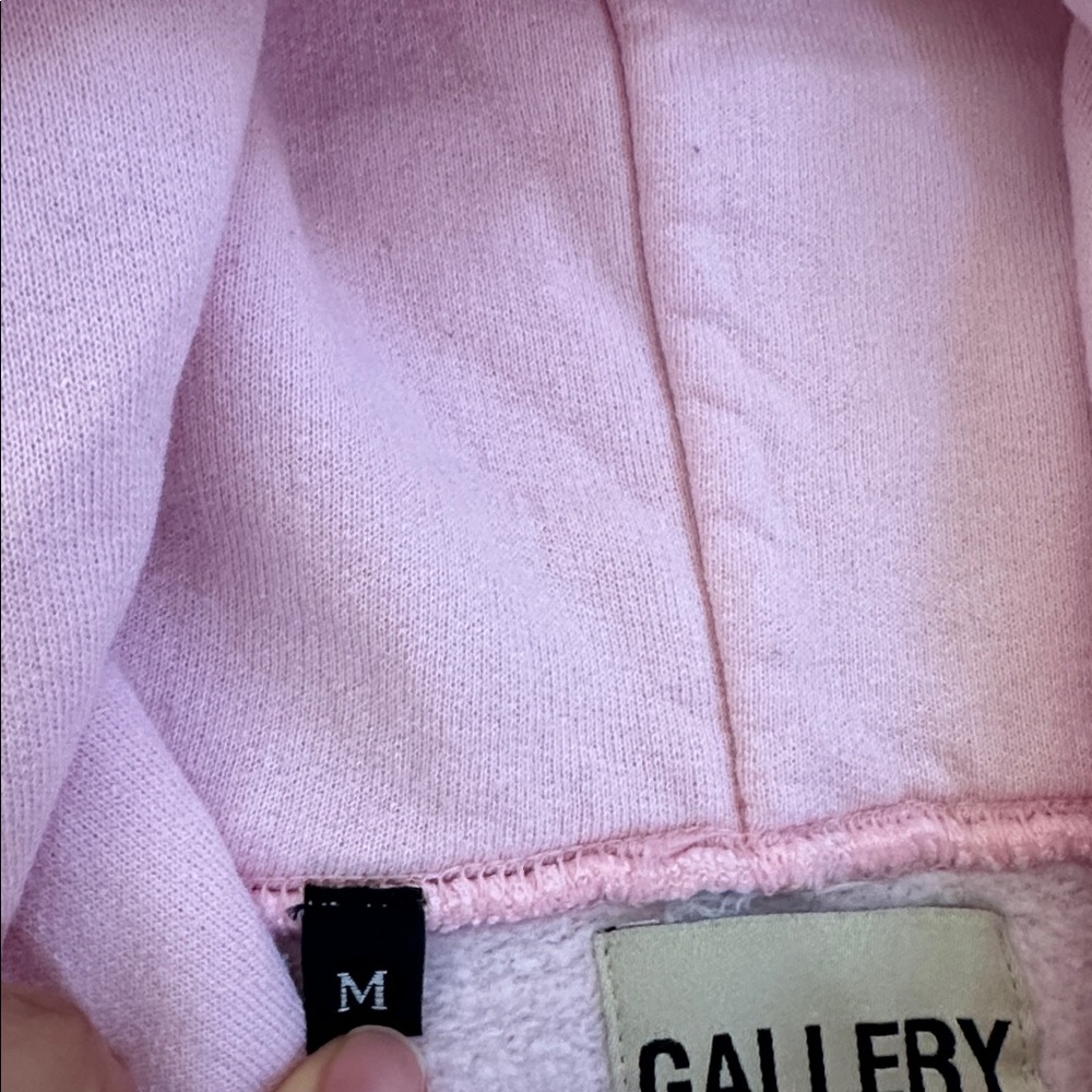 Gallery Dep. Virgil Abloh & Cha Cha Matcha Pink Hoodie. Size M - Picture 7 of 8